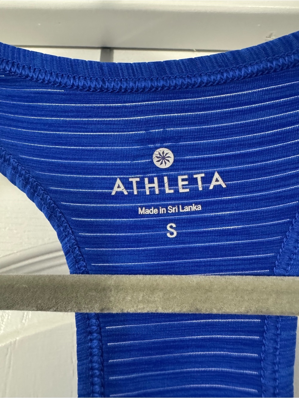 Athleta Electric Blue Racerback Tank - Picture 3 of 11